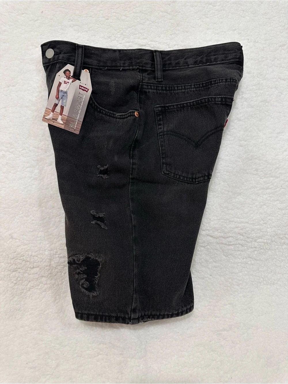 Boy’s Levi's Black Jean Shorts